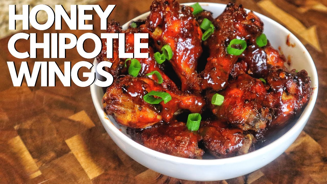 Honey Chipotle Chicken Wings In The Oven | Super Bowl Food Recipes