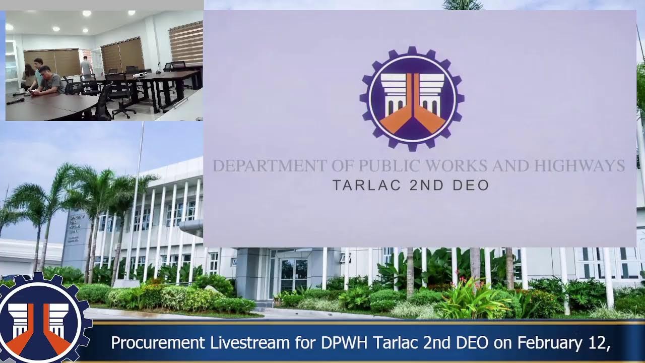 Procurement Livestream for DPWH Tarlac 2nd DEO on February 12, 2026
