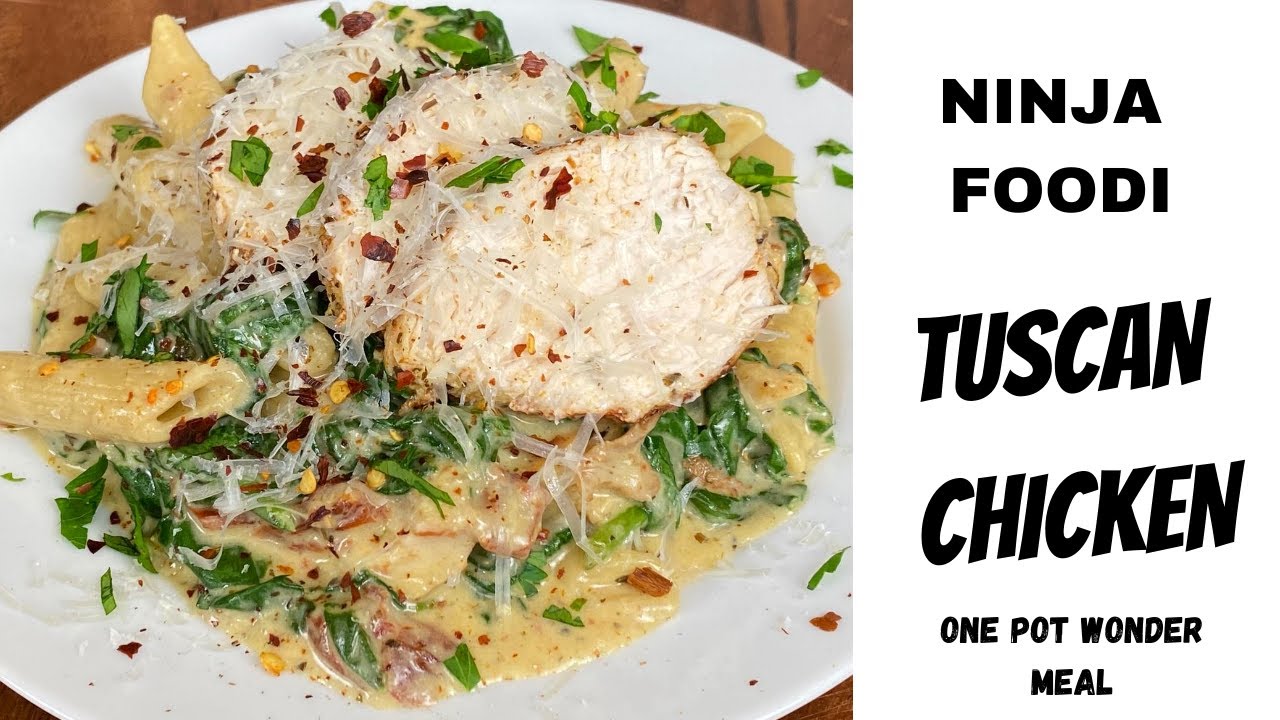 NINJA FOODI - Creamy Tuscan Chicken - One Pot Wonder Meal