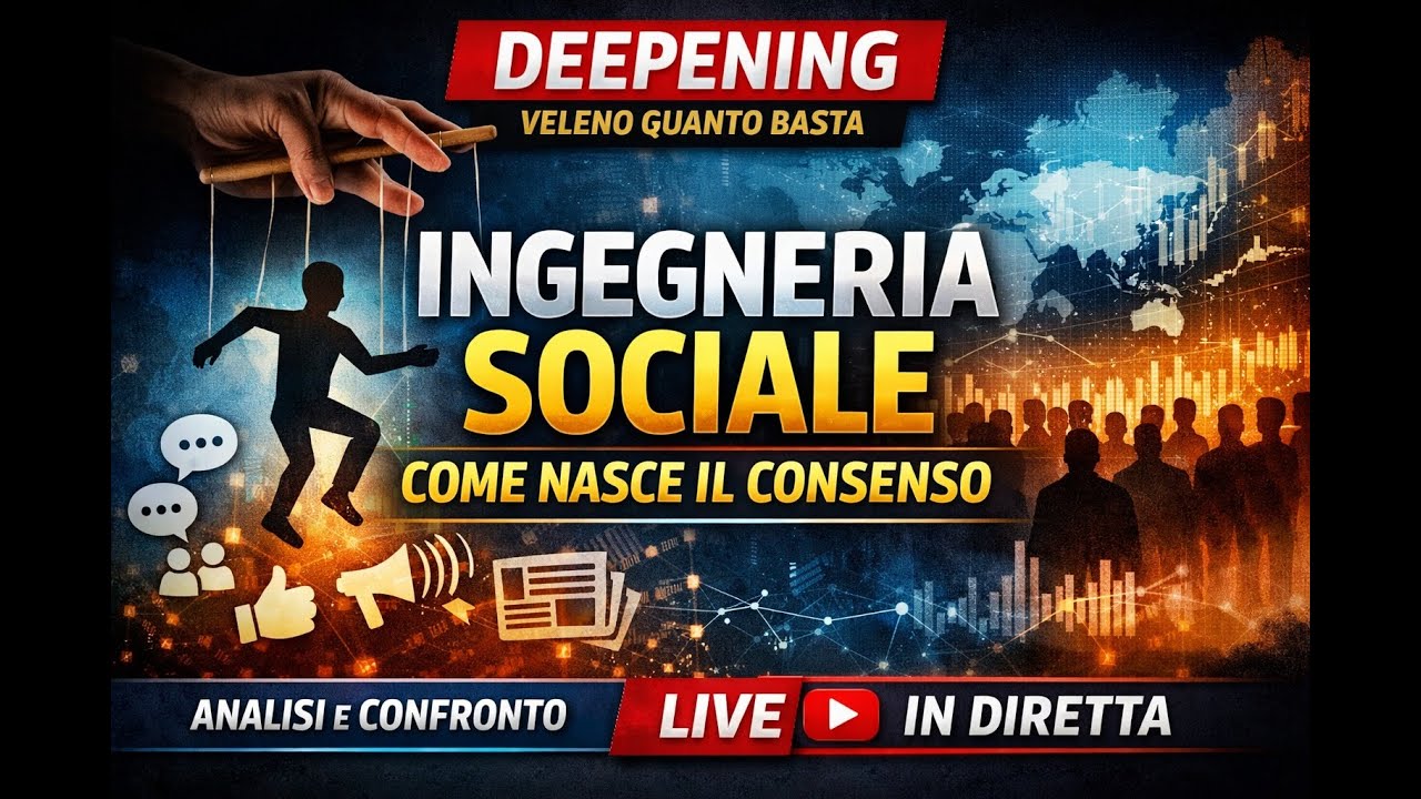 Ingegneria Sociale: meccanismi, narrazioni e controllo sociale | Deepening