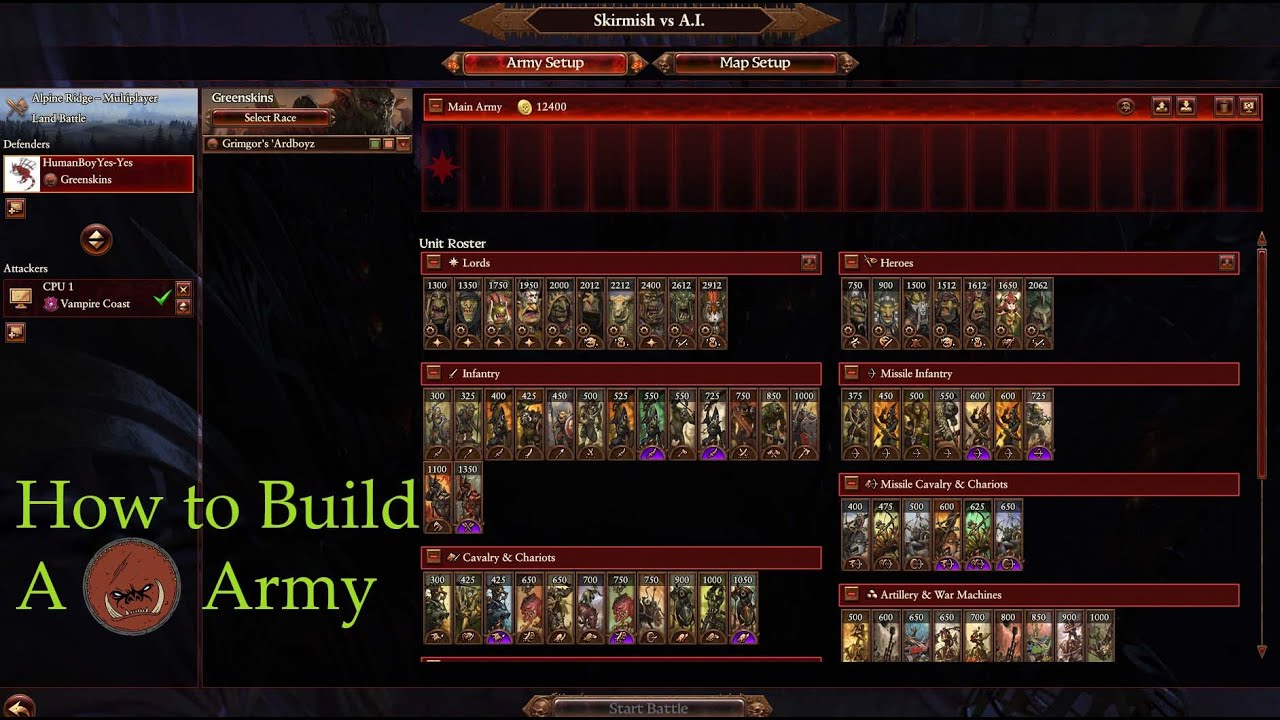 Comprehensive Greenskins Army Guide: Multiplayer - Total War Warhammer 3