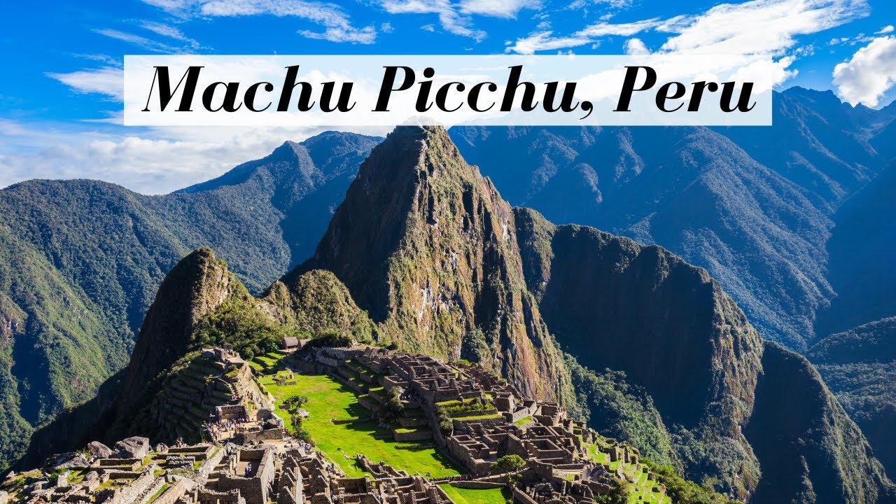 Machu Picchu, Peru Tour by drone [4k]