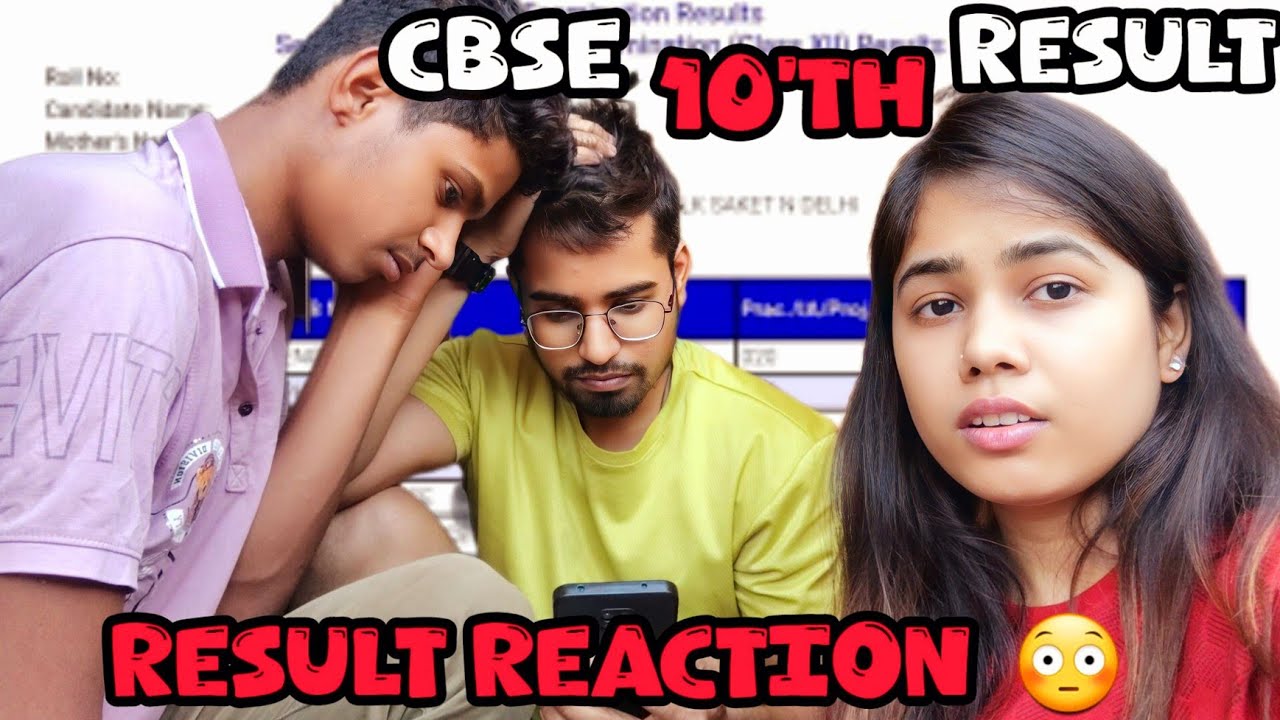 cbse 10th Result Reaction 2025 😳| Board Exam Result Vlog  😱