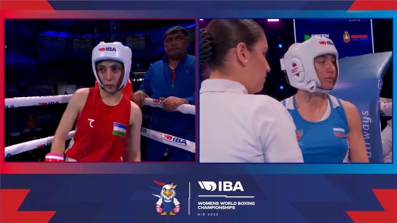 SF W48kg FOZILOVA FARZONA (UZB) vs CHUMGALAKOVA IULIIA (RUS) | IBA WWCHs Niš 2025