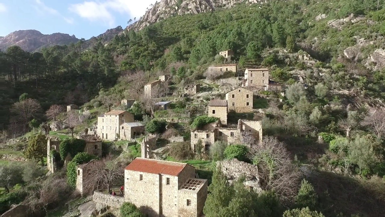 [DRONE] Corse village de Muna (Février 2017)