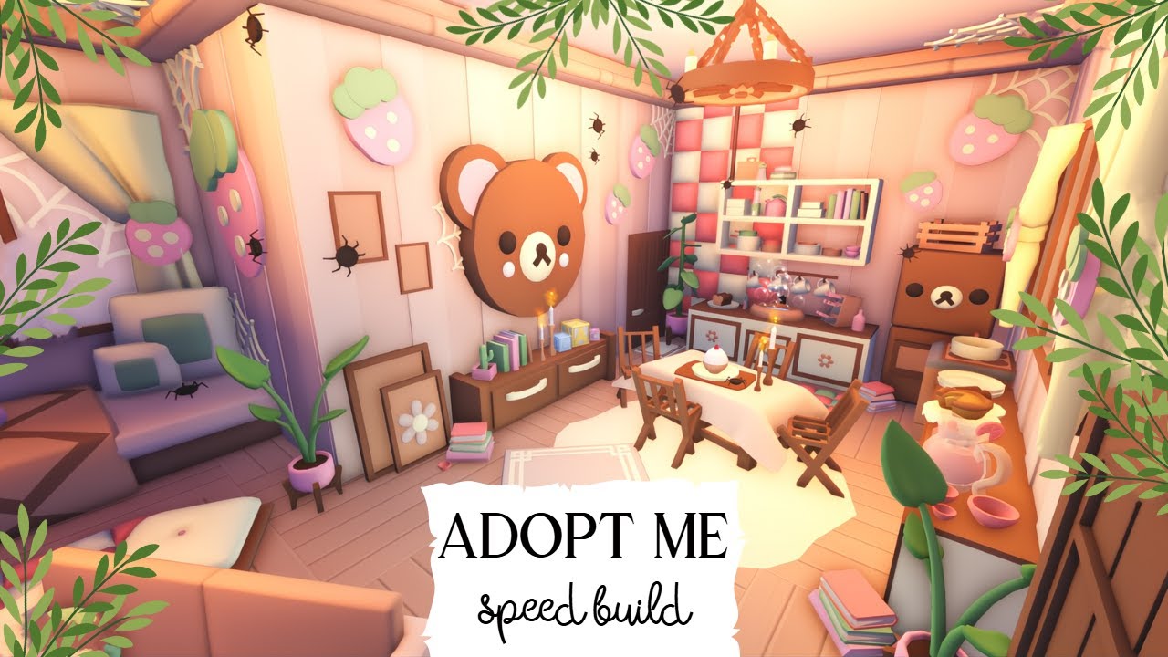 Korilakkuma Abandoned House Speed Build 🧸 Roblox Adopt Me!
