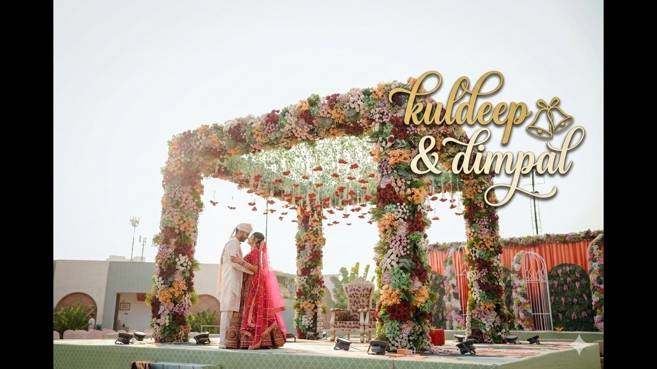 Kuldeep & Dimpal wedding highlights || 4k