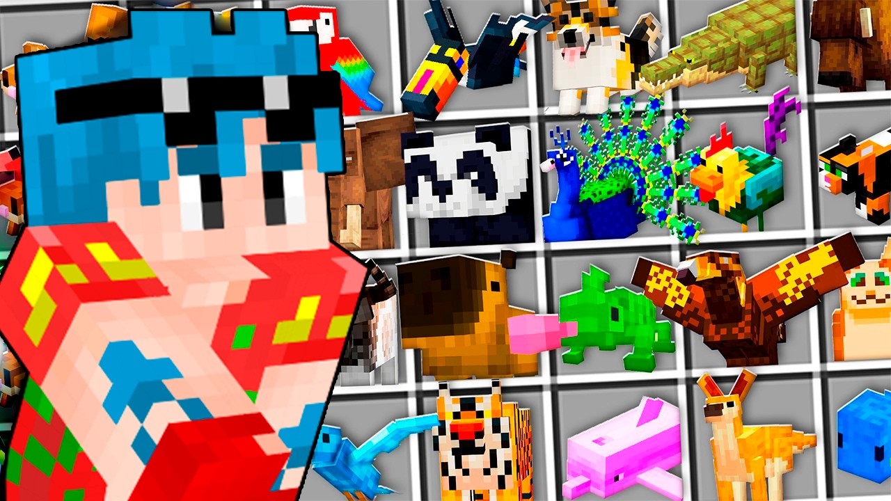 Construí un ZOO para ANIMALES de la VIDA REAL en MINECRAFT survival 🐘😱 Los VECINOS #5