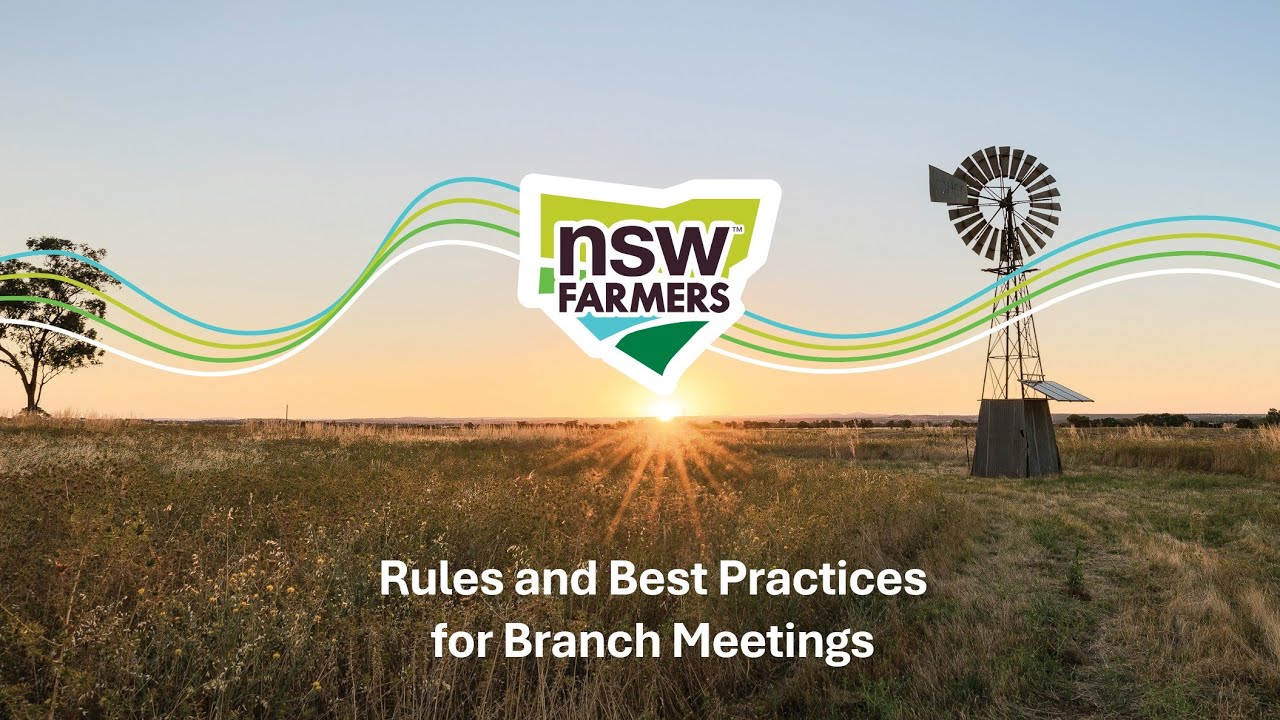 Rules and best practices for branch meetings