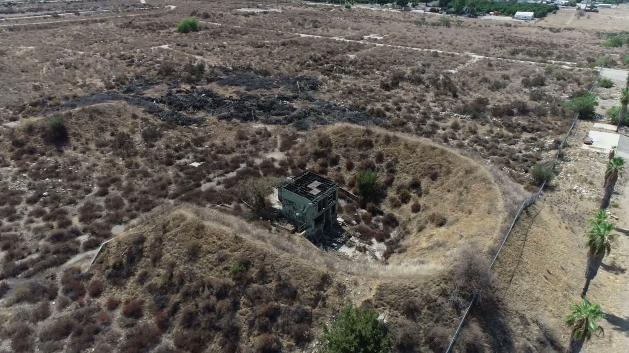 Drone Flight Over Lockheed Propulsion Company (Grand Central Rocket) East Redlands (Mentone Ca)