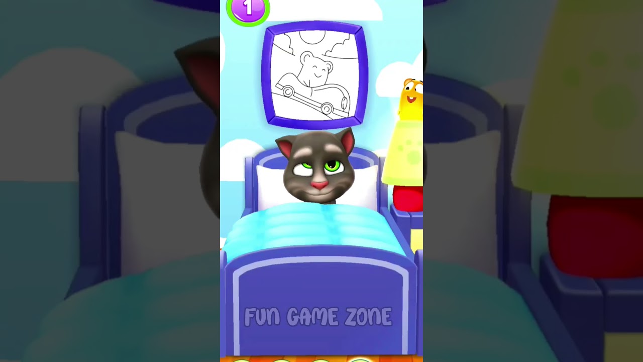 PUTTING TALKING TOM TO SLEEP 😴 💤  // MY TALKING TOM 2😺💝  