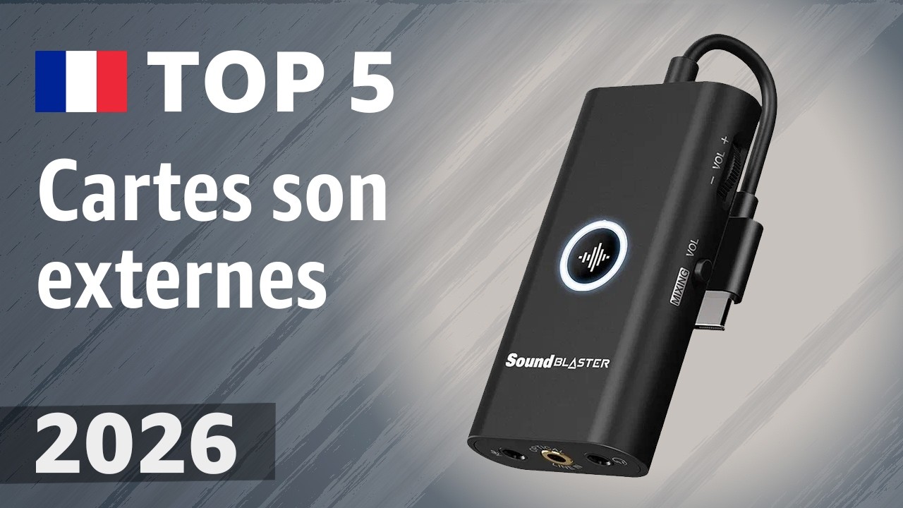 Cartes son externes 2026 : les 5 meilleures pour PC, console et ordinateur portable