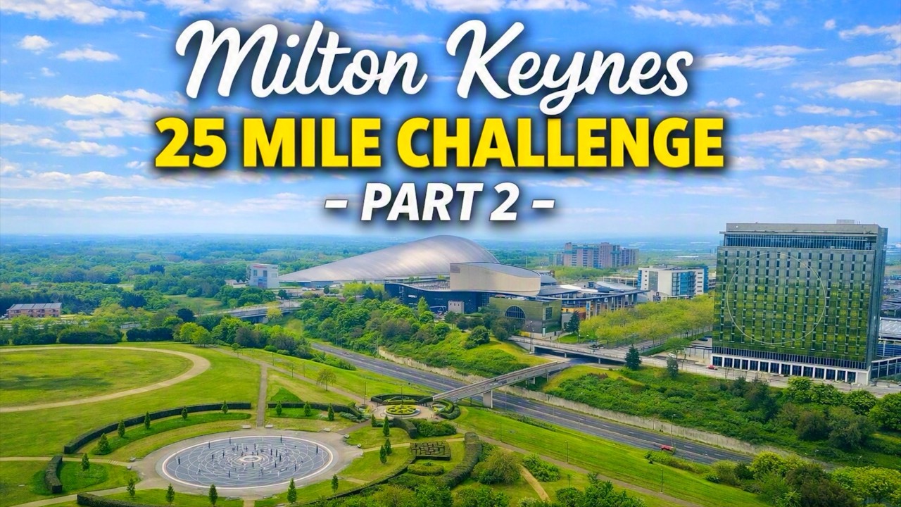 Walk 121 Part 2 | Milton Keynes 25 Mile Challenge #walkingtour #miltonkeynes #buckinghamshire