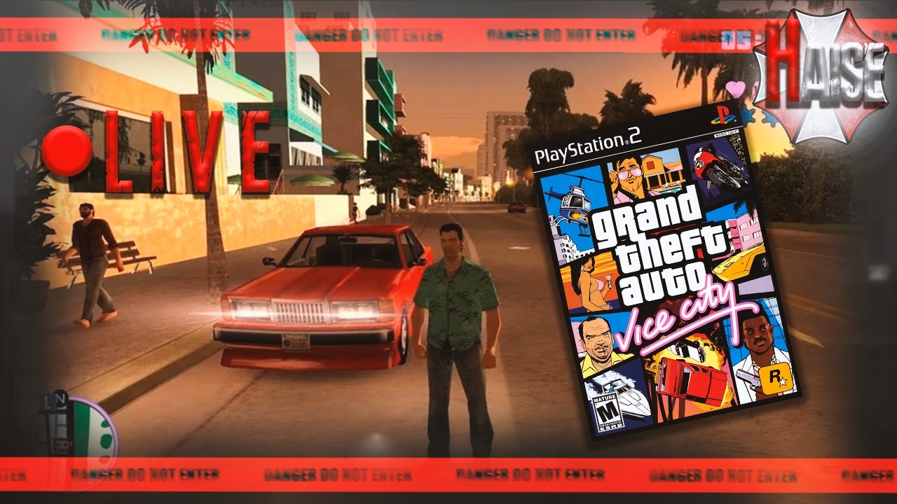 AO VIVO | ZERANDO GTA VICE CITY A PRIMEIRA VEZ