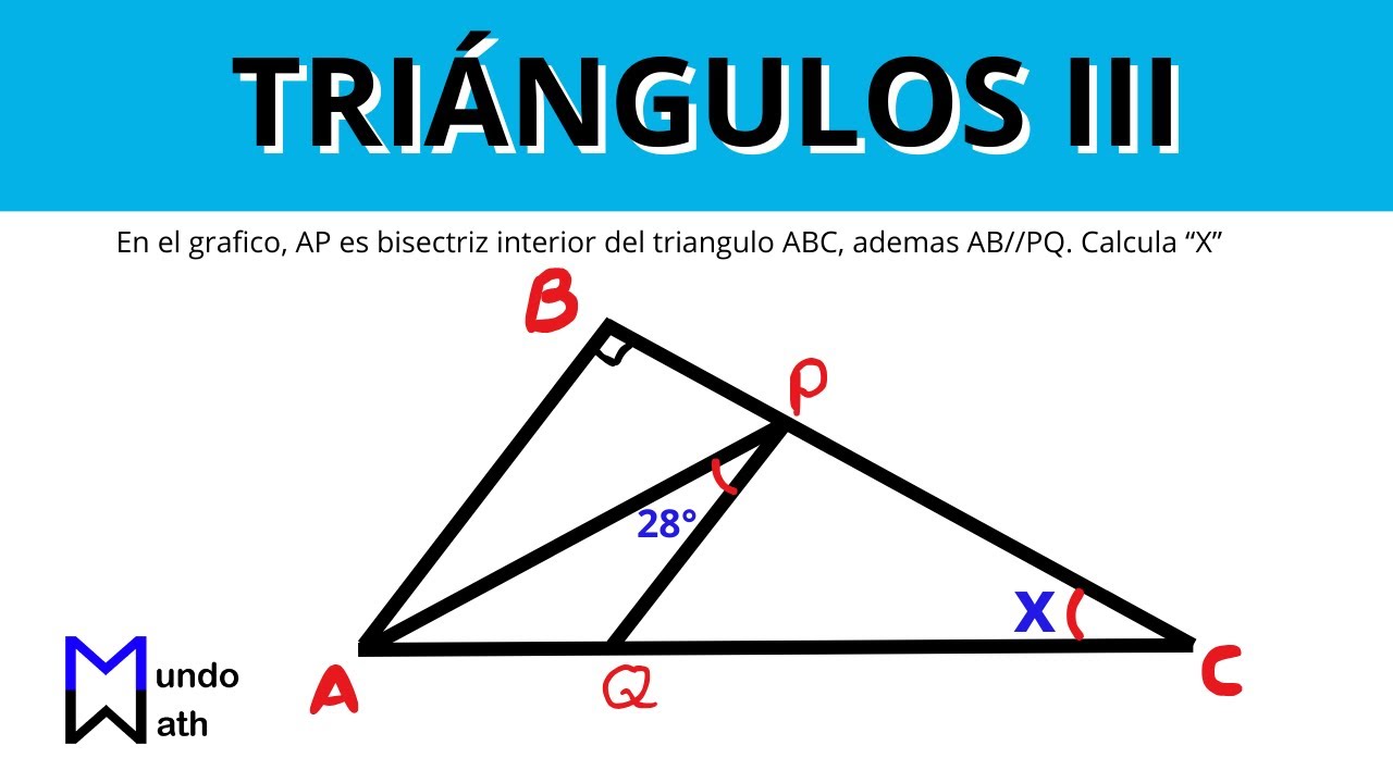 Triángulos III - Líneas Notables Asociadas al triángulo (parte 2) - Geometría