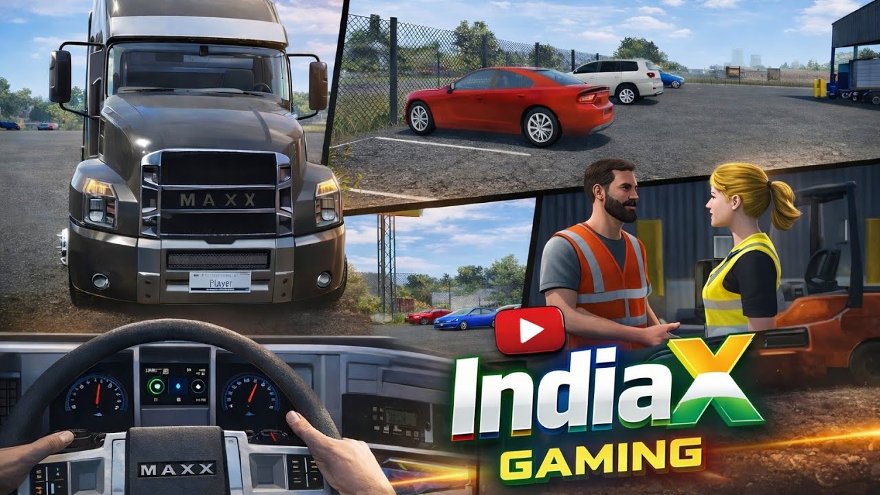 Pehli baar Truck Game khela Mobile se Majedhar 😀😁 #truck #truckdriver #viral 