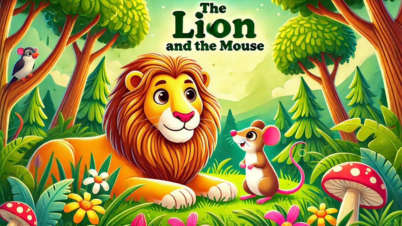 The Lion and the Mouse  | Stories for kid | Fairytales