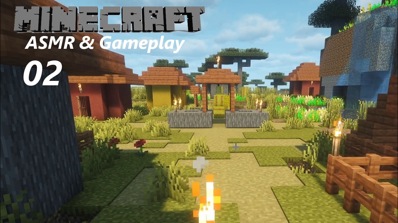 Minecraft - BETTER REALISM -EIN DORF- ASMR & GAMEPLAY - 002 -Forever World 2.0  - Java  1.21.11 - 2K