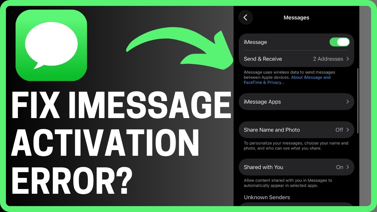 Как исправить ошибку активации iMessage на iPhone &mdash; Полное руководство