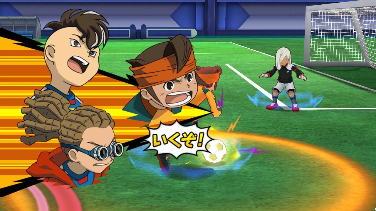 Inazuma Eleven Go Strikers 2013 Real Inazuma Vs Sekai Senbatsu Kai Wii 1080p (Dolphin/Gameplay)