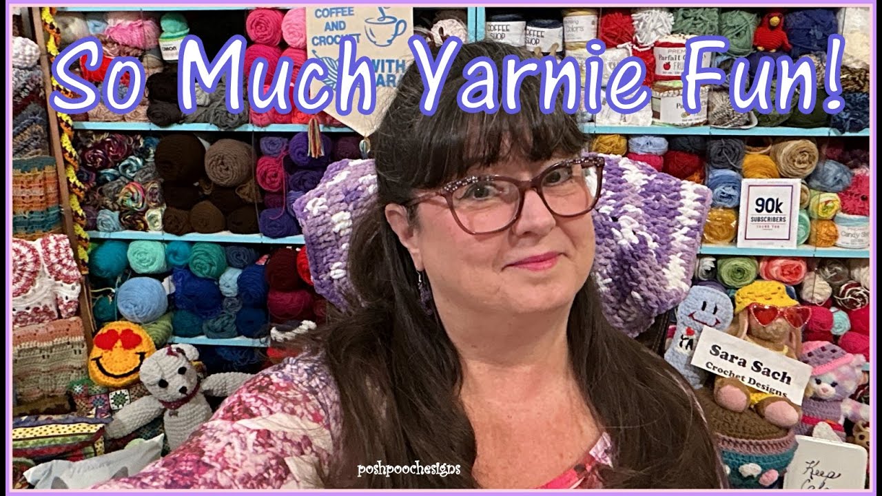 COFFEE AND CROCHET PODCAST -    January 13, 2026 - LET'S HAVE A YARNIE GOOD TIME!  #videopodcast