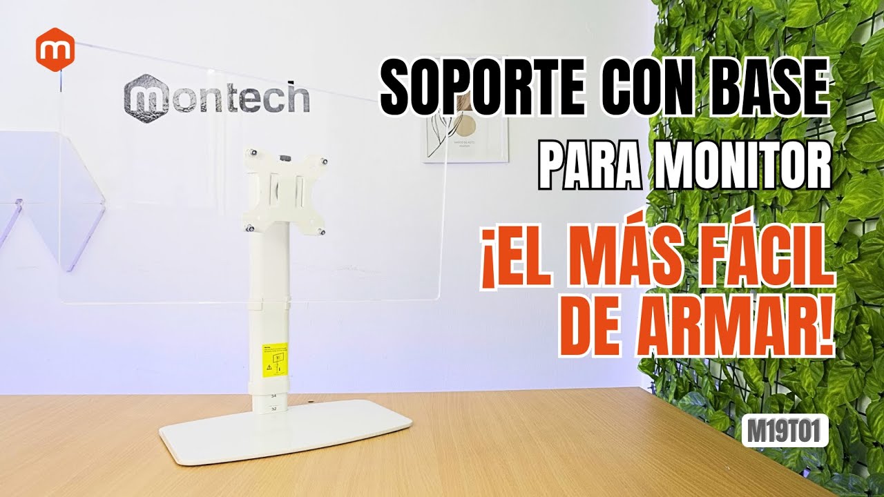 Rack Soporte con Base para Monitor EL MÁS FUERTE Y FÁCIL DE ARMAR | MONTECH.PE