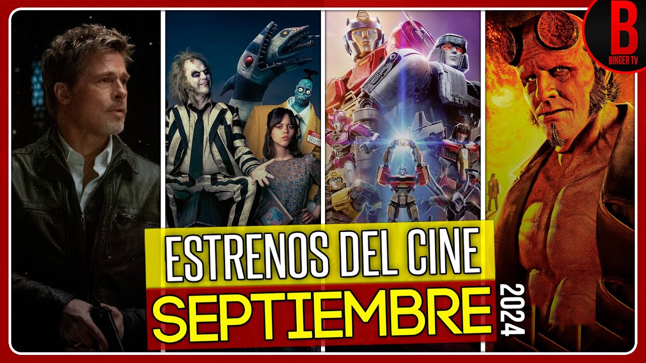 ESTRENOS del CINE SEPTIEMBRE 2024 | Pel&iacute;culas que se Estrenan en Septiembre 2024