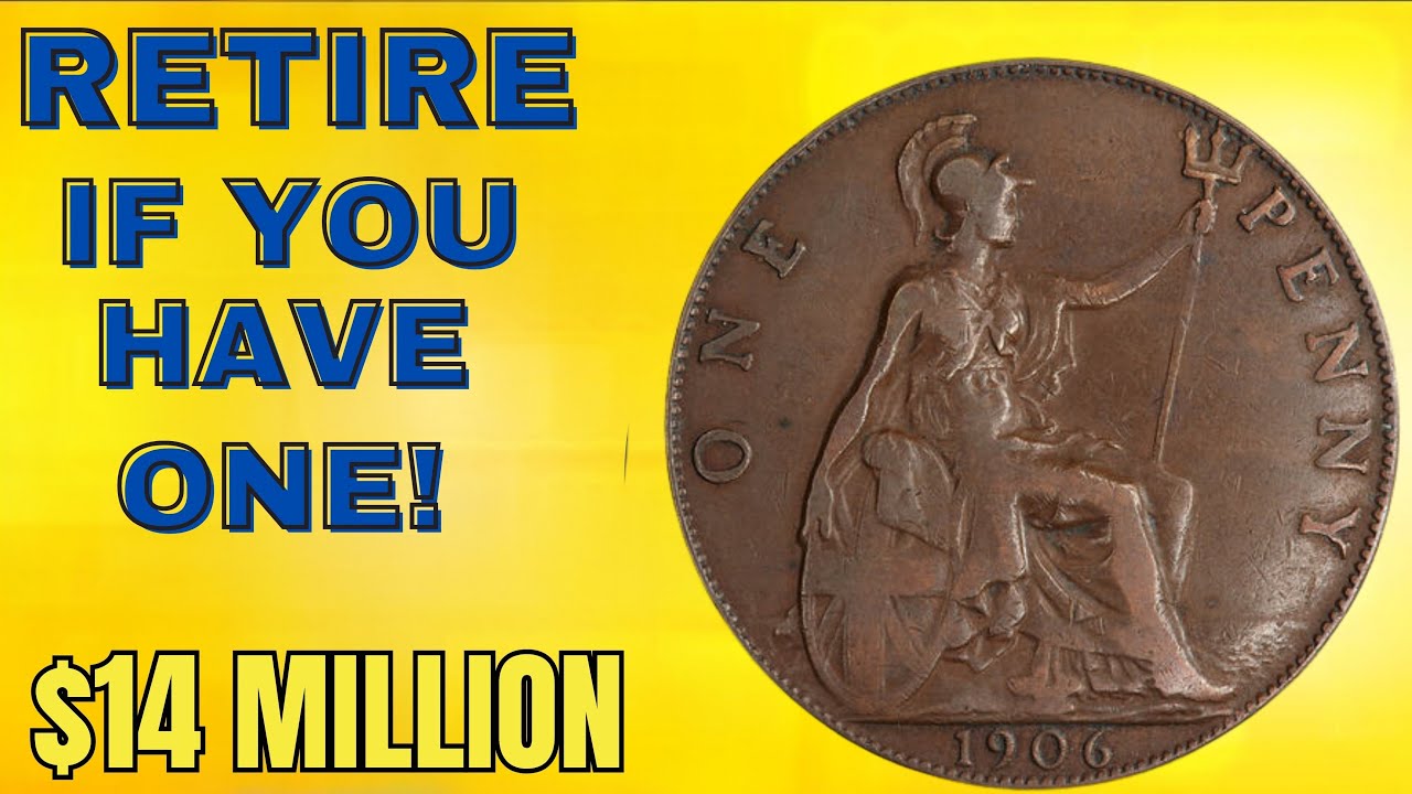 1906 Edward VII Penny Worth Big Money! Find This Rare UK Coin!