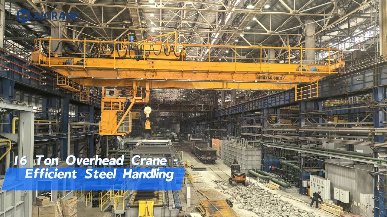 Smooth Operation of 16 Ton Electromagnetic Overhead Crane at Steel Plant