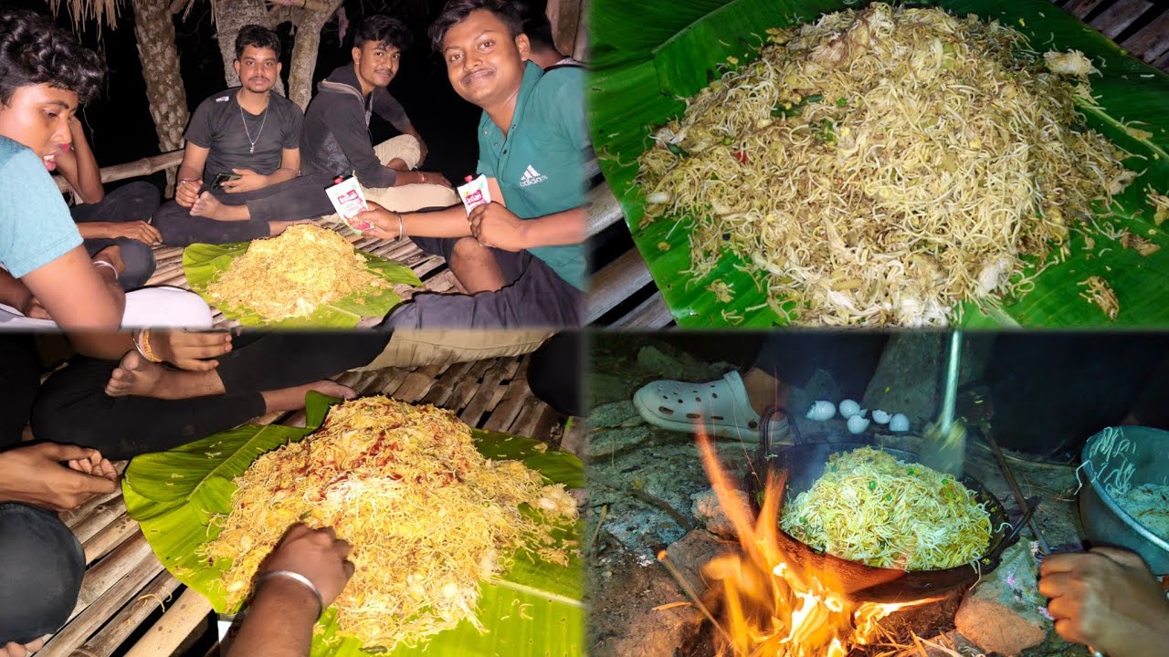  গভীর রাতে বন্ধুদের সাথে পিকনিক করার মজাই আলাদা 🥰🥰||Noodles Recipe 🤤||