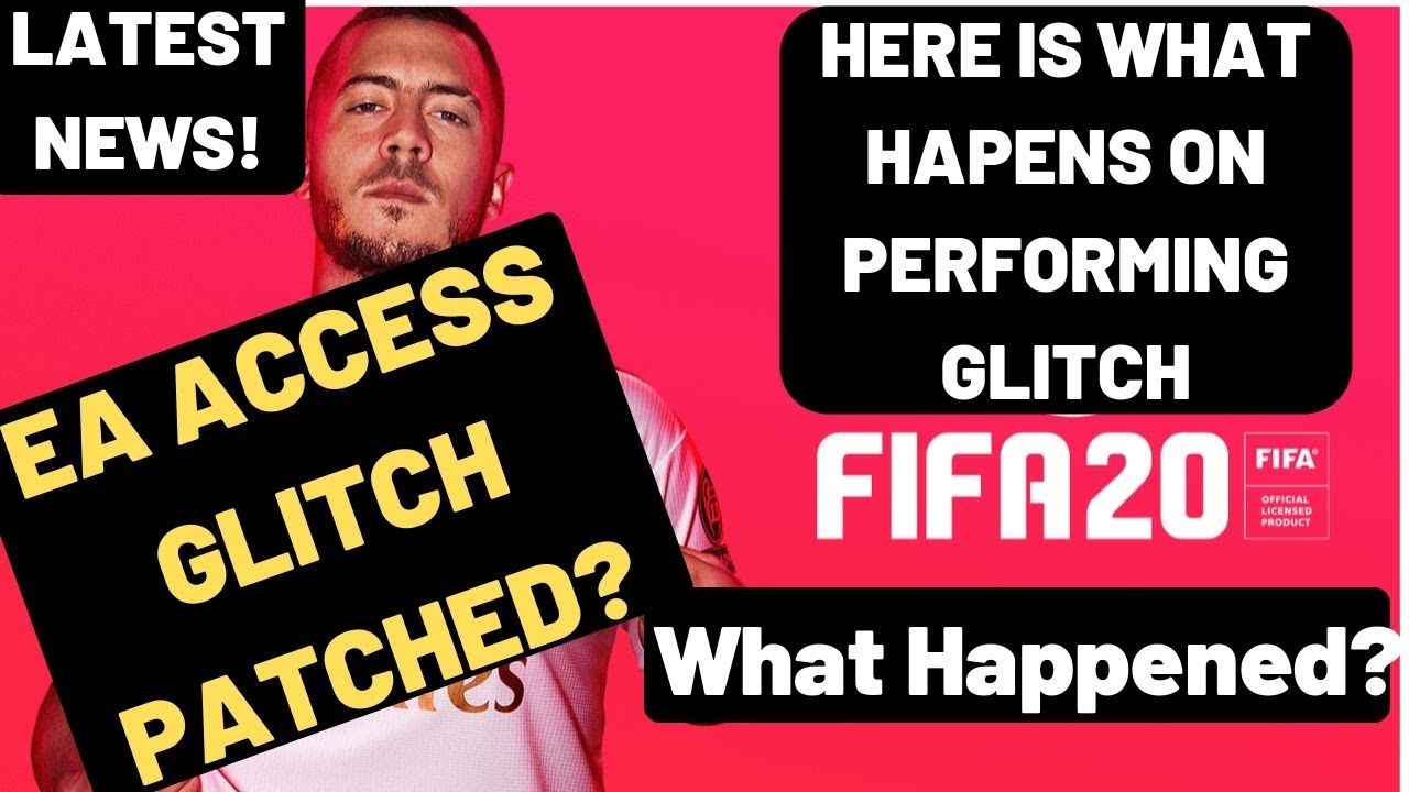 FIFA 20 EA ACCESS Glitch Patched ? Here Is What Happens on performing the glitch| EA Access Glitch|
