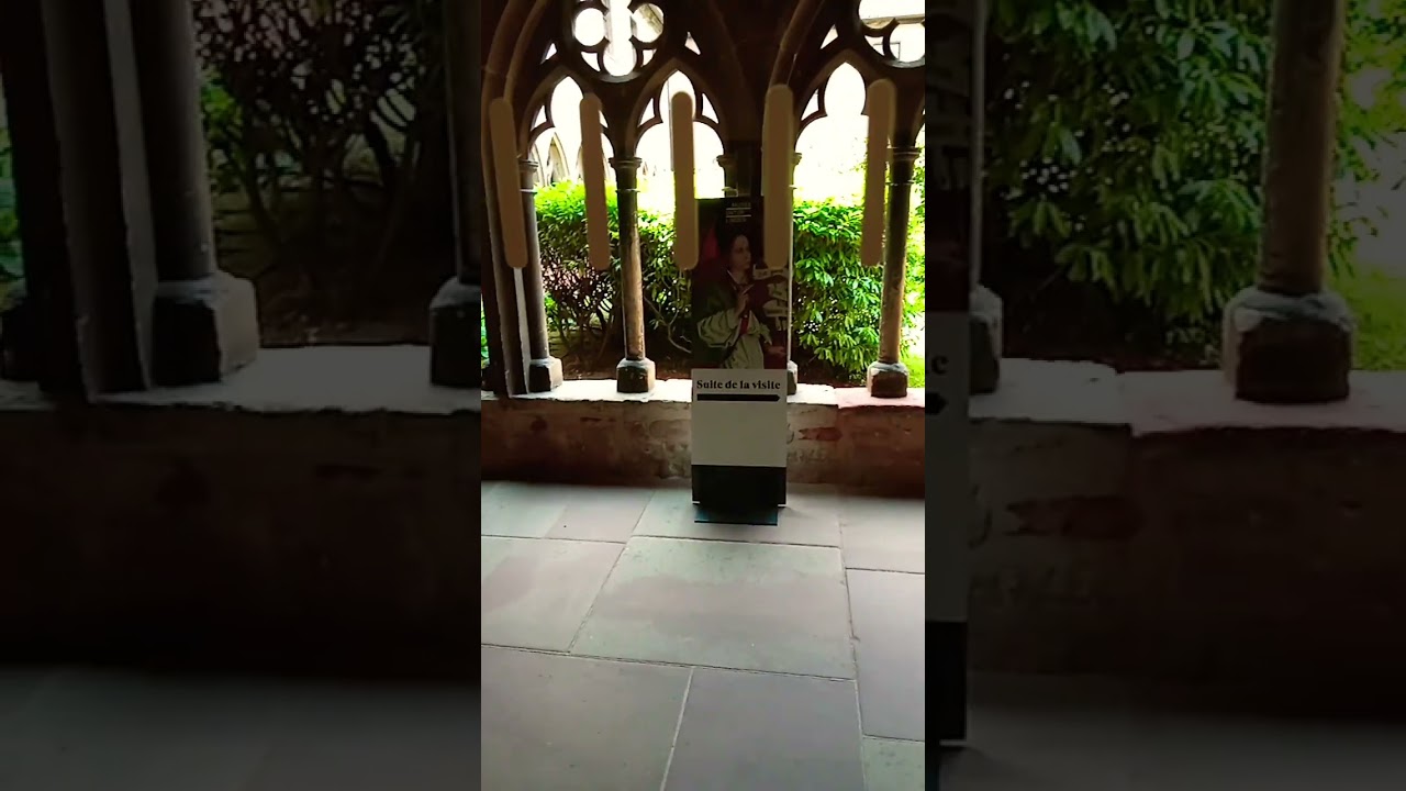 Cloître des Dominicaines de Colmar datant du 13 ème siècle musée Unterlinden 🐼