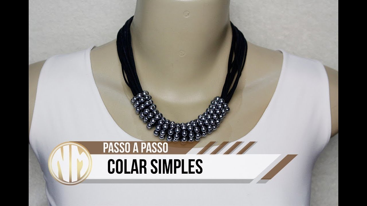 Colar Simples - passo a passo