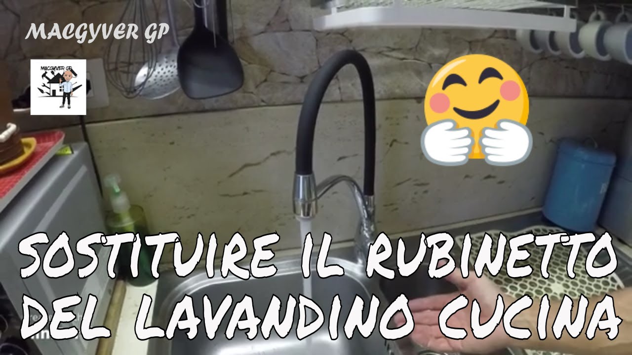 come sostituire il rubinetto o miscelatore del lavandino della cucina - fai da te casa