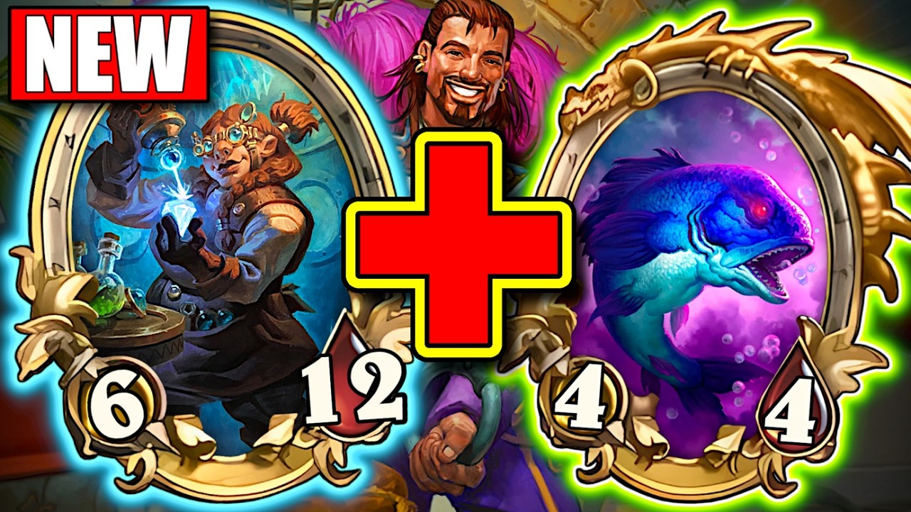Golden Fish makes an UNBEATABLE Board! | Hearthstone Battlegrounds