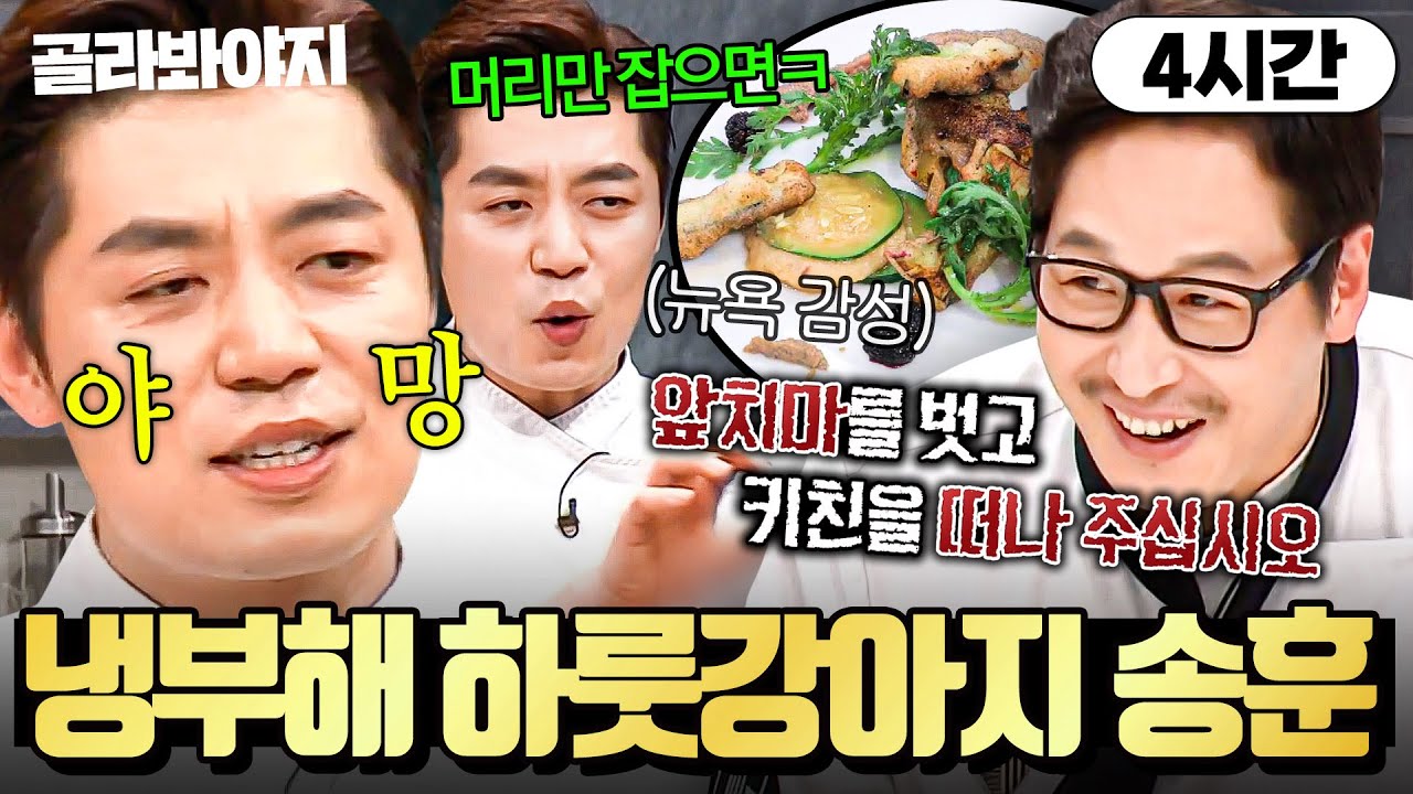 (4시간) ＂이연복 머리채 잡겠다고?!🔥＂ 냉부해에 피바람(?) 일으키고 홀연히 사라진💨 ＜마셰코＞ 심사위원 송훈 모음｜냉장고를 부탁해｜JTBC 191118 방송 외