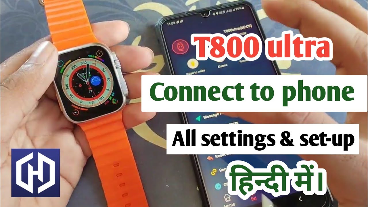 smart watch connect to mobile|t800 ultra smart watch connect to mobile app