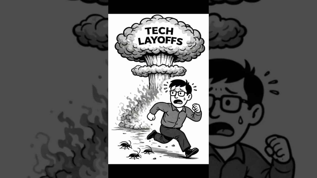 Surviving Tech Layoffs like a cockroach surviving a nuclear blast! #tech #layoffs #softwareengineer