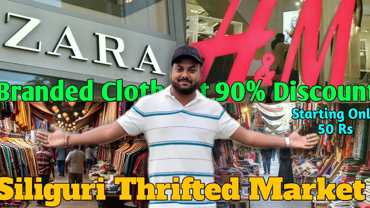 Siliguri Cheapest Clothes Market😍Branded Cloth 90% Discount #thriftclothes #siliguri #cloths #market