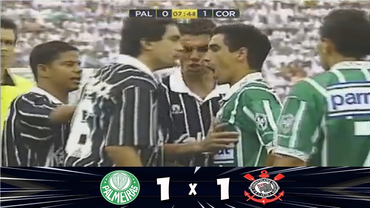 Palmeiras 1x1 Corinthians - Clima Quente e Jogo Bonito: Assim Foi a Final do Brasileiro de 1994! 💣⚽