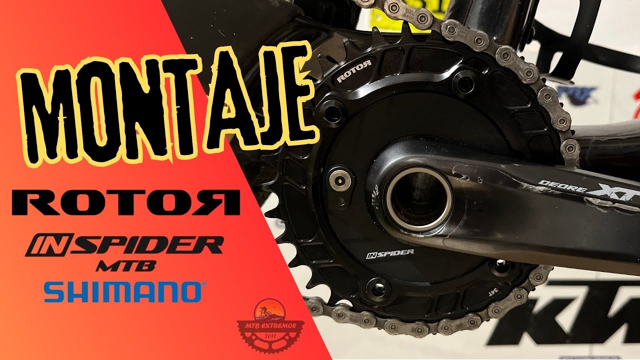 MONTAJE ROTOR InSpider MTB Shimano 🛠️