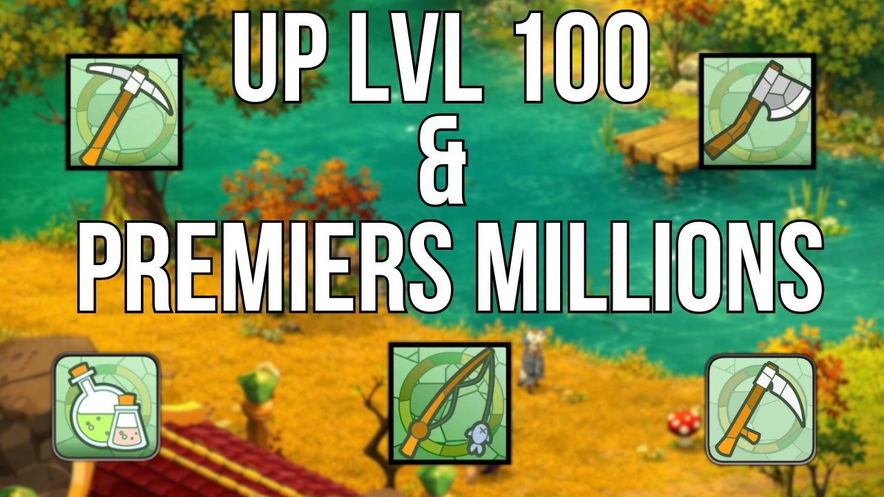 [DOFUS 3] Monter ses métiers de récoltes lvl 200 à partir de zéro (up lvl 100 & premiers millions)