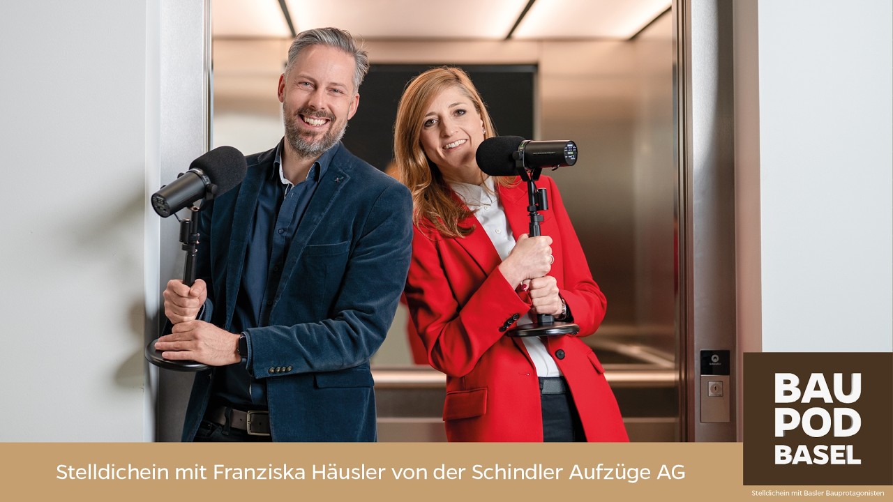 Hoch hinaus mit Schindler und der passionierten Lift-Fahrerin Franziska Häusler