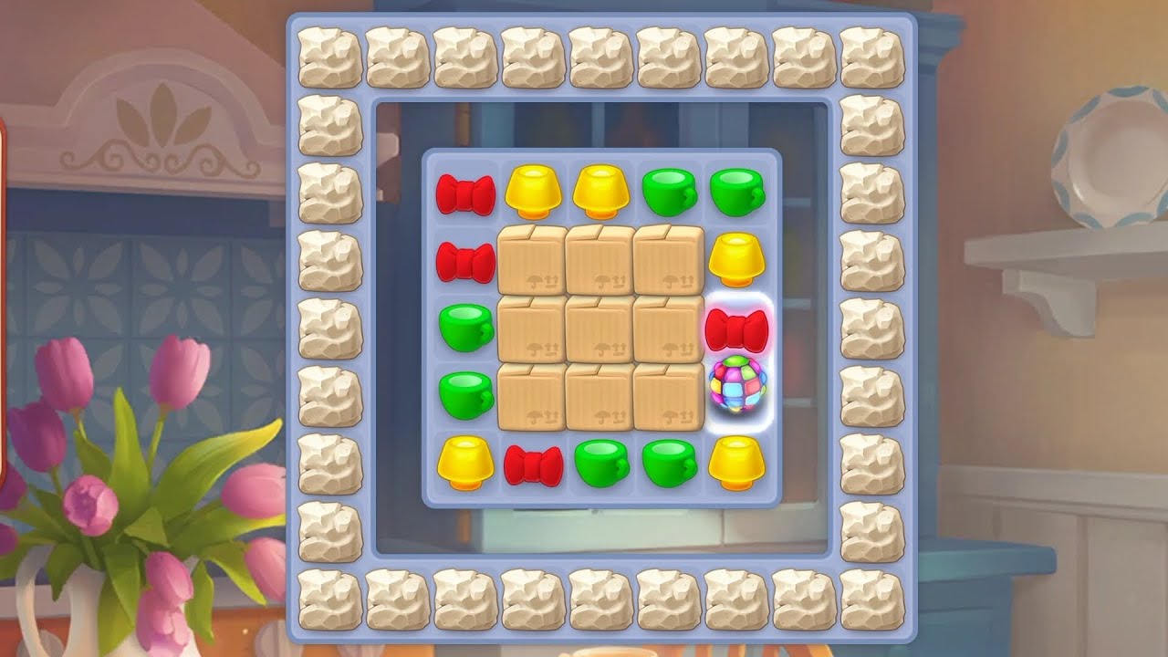 Homescapes wonderful game play video one day complete 🏡🏡🏡🏡