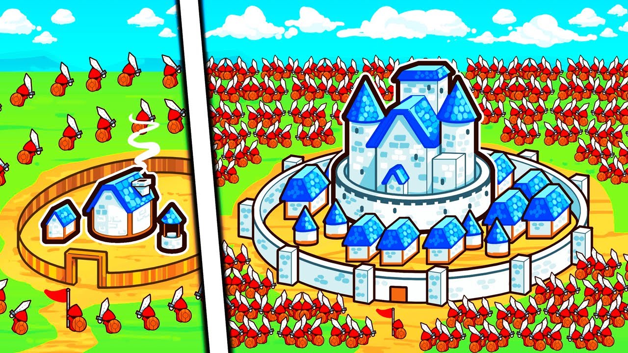 I Built a Kingdom Even a Billion Soldiers Can't Conquer in Thronefall Castle Siege!