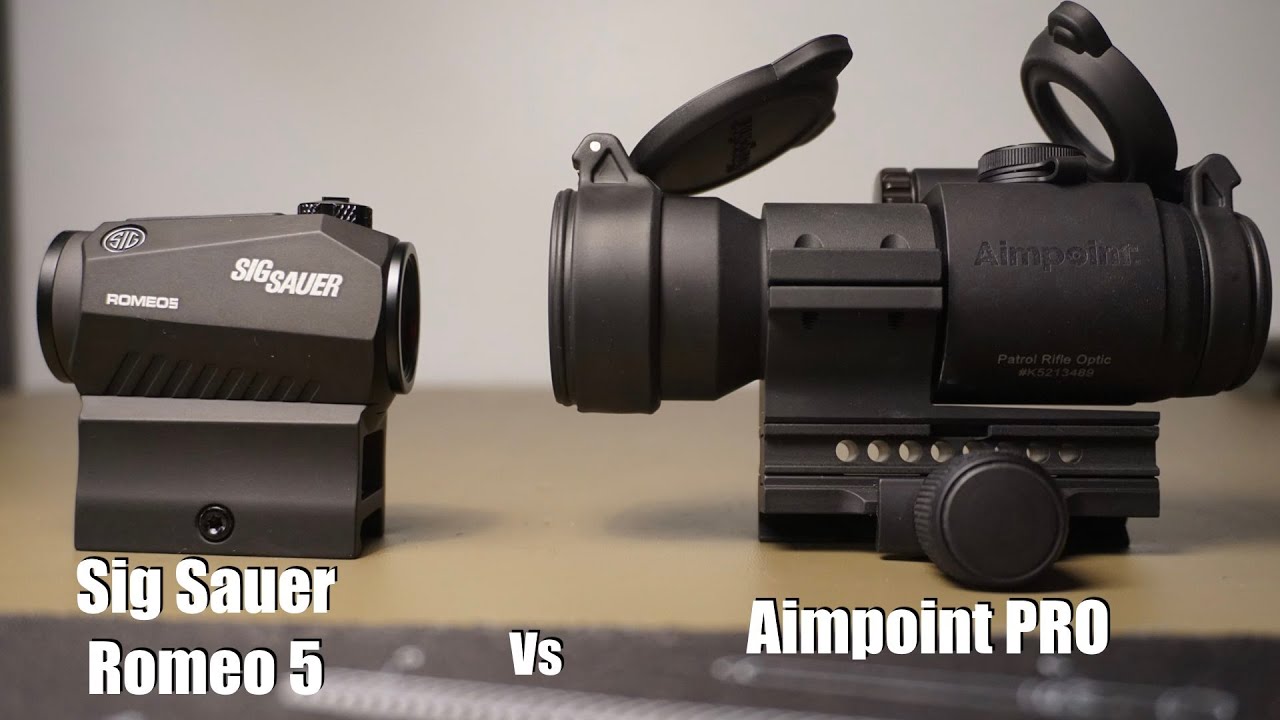 Aimpoint PRO vs Sig Romeo 5 (&ldquo;Budget&rdquo; Red Dots)