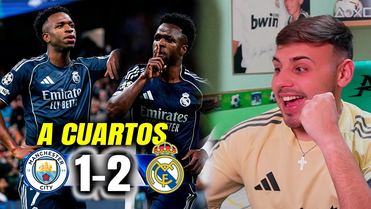 🔥¡ASÍ VINICIUS REVENTÓ el ETIHAD! MANCHESTER CITY 1-2 REAL MADRID (Las Notas)