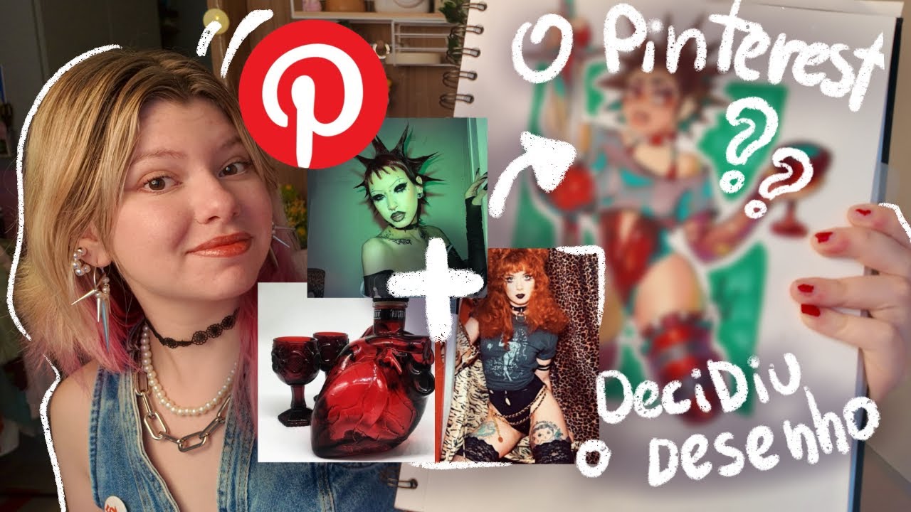 O PINTEREST DECIDIU MEU DESENHO | Vick Arts
