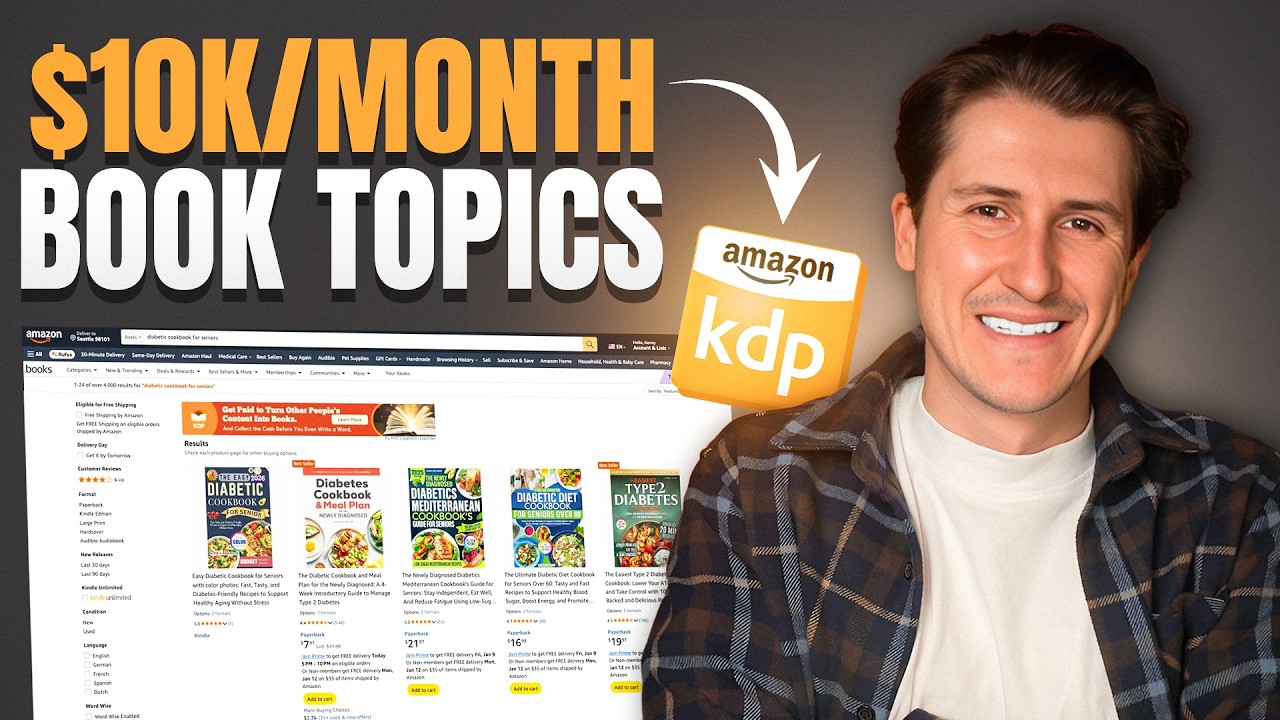 Мой проверенный метод исследования ключевых слов для Amazon KDP (быстрый поиск выигрышных тем)