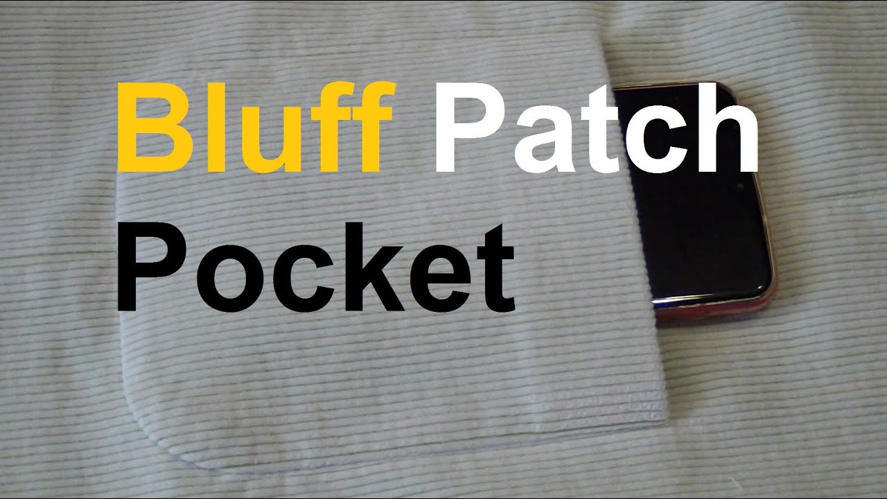 How to Sew a Bluff Patch Pocket